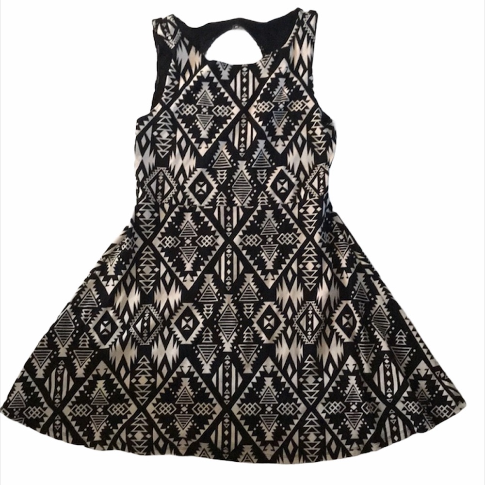 Pink tribal dress size large